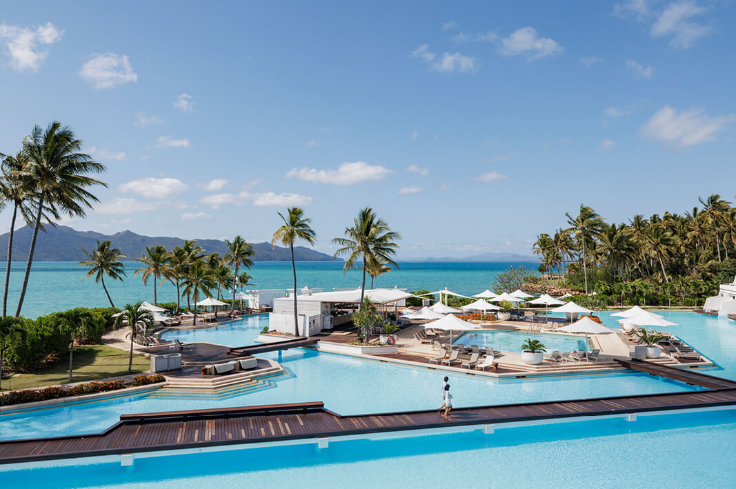 One of the InterContinental Hayman, Great Barrier Reef's biggest draw cards: their ultra-luxurious pool.